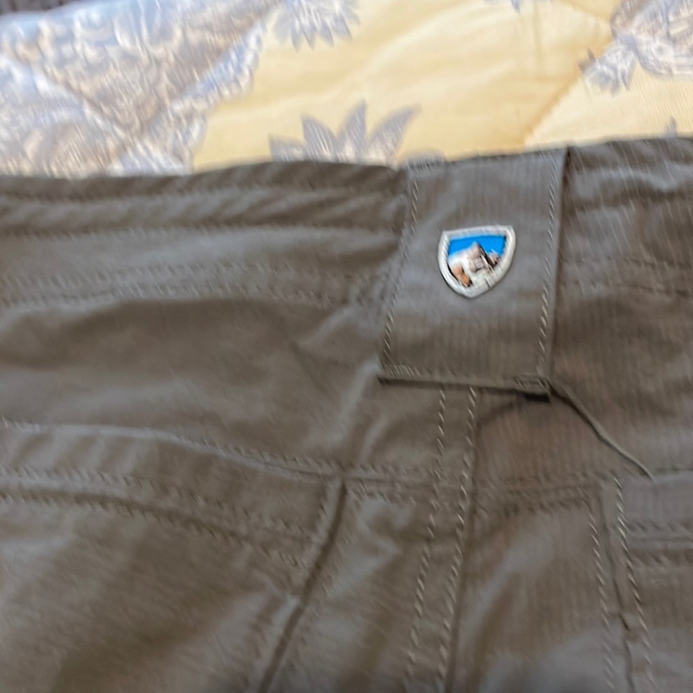 Kuhn womens Cargo Pants 10 long fits like 8 gray excellent